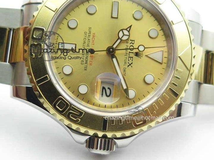 On Bracelet BP-Maker 116622 Best Edition SA3135 Yacht-Master YG SS Gold Dial YG SS 0123